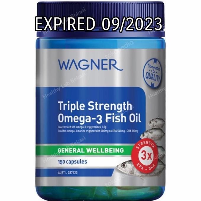 Wagner Triple Strength Omega 3 Fish Oil 150 Capsule Lc