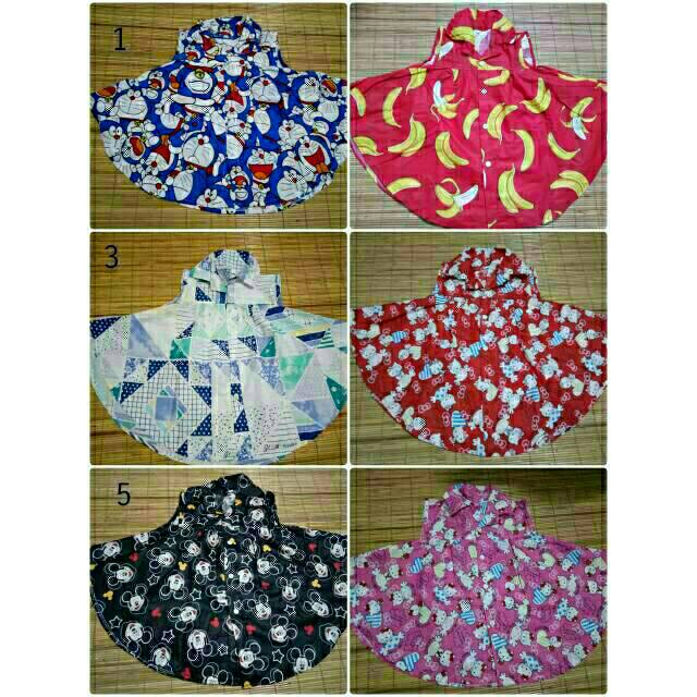 (Harga Ecer) Kemeja Umbrella katun catra anak perempuan