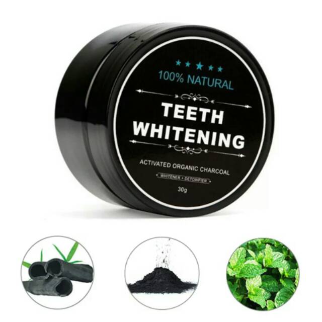 [BISA COD] TEETH WHITENING ACTIVATED CHARCOAL / ARANG PEMUTIH GIGI CHARCOAL