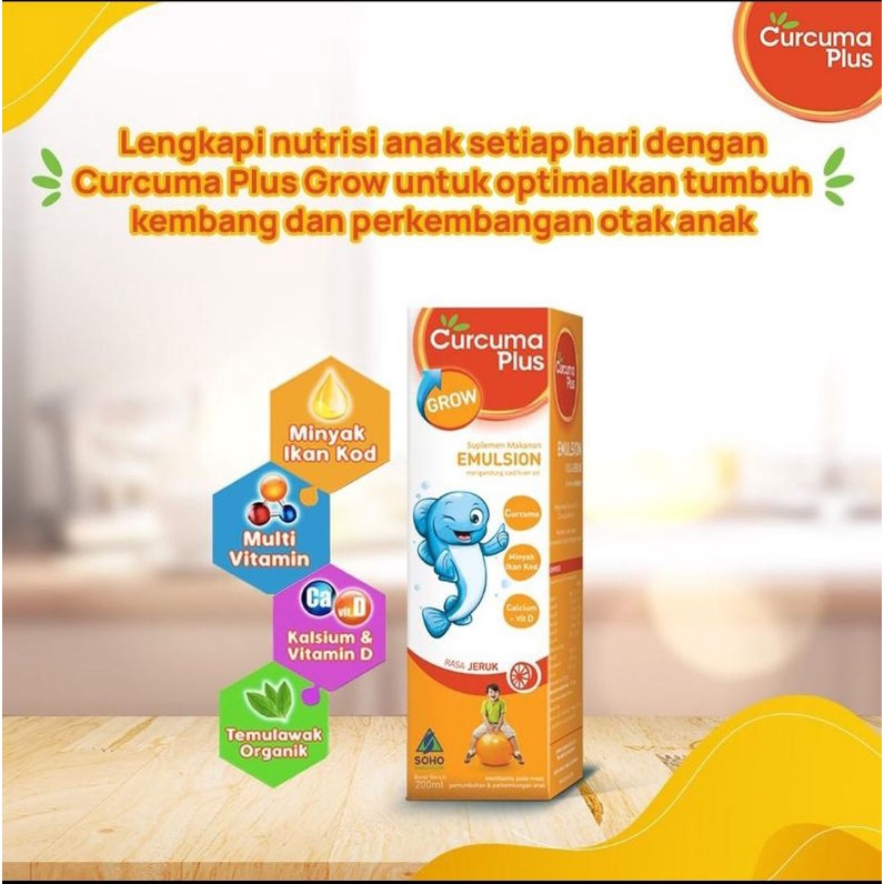 Curcuma Plus Emolsion 200Ml / Curcuma Plus Grow