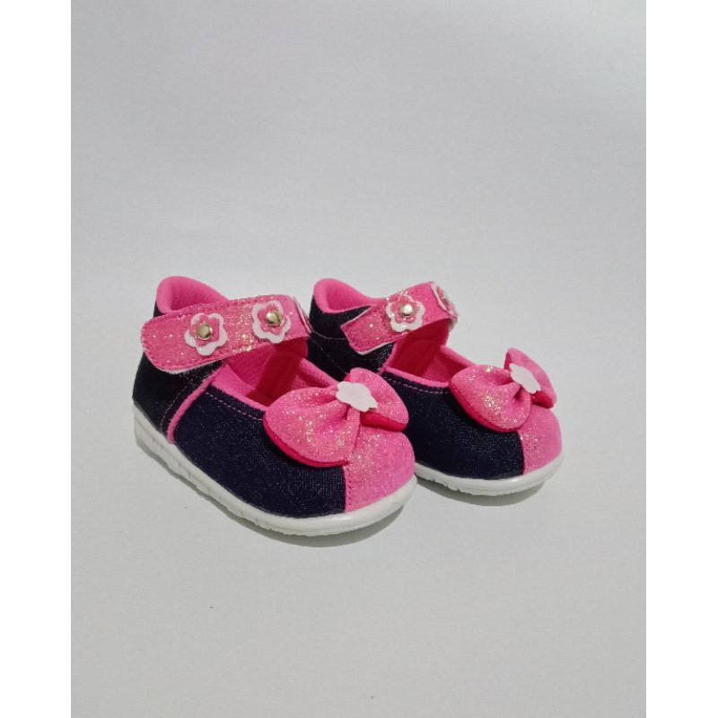 BK010_SEPATU ANAK CEWEK MODEL PITA TERBARU USIA 5BLN-3TAHUN