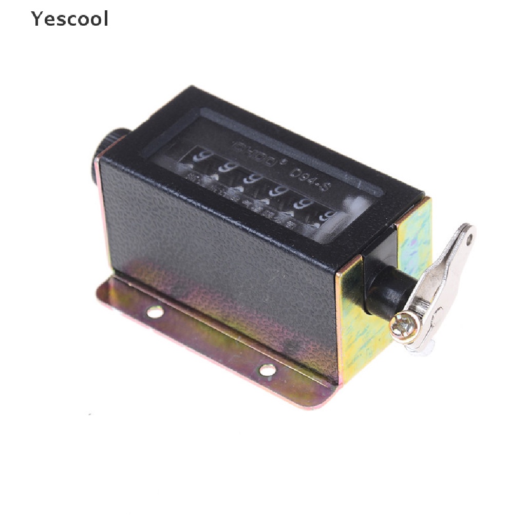 Yescool D94-S 0-S999999 Alat Penghitung Mekanik 6 Digit Resettable