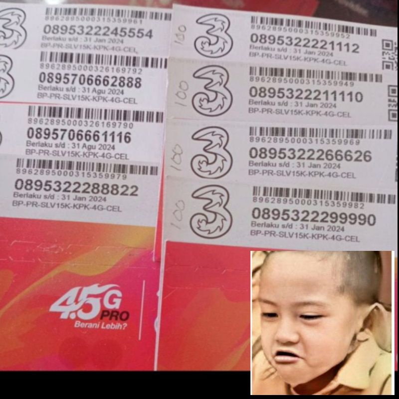 perdana nomor cantik 3 three