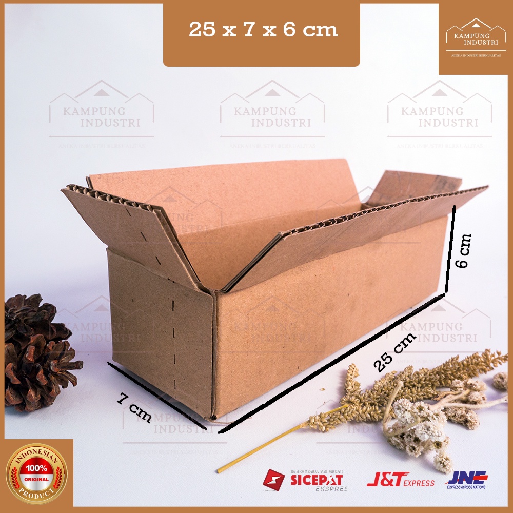 

KARDUS PACKING SINGGLE WALL UKURAN P25xL7xT6