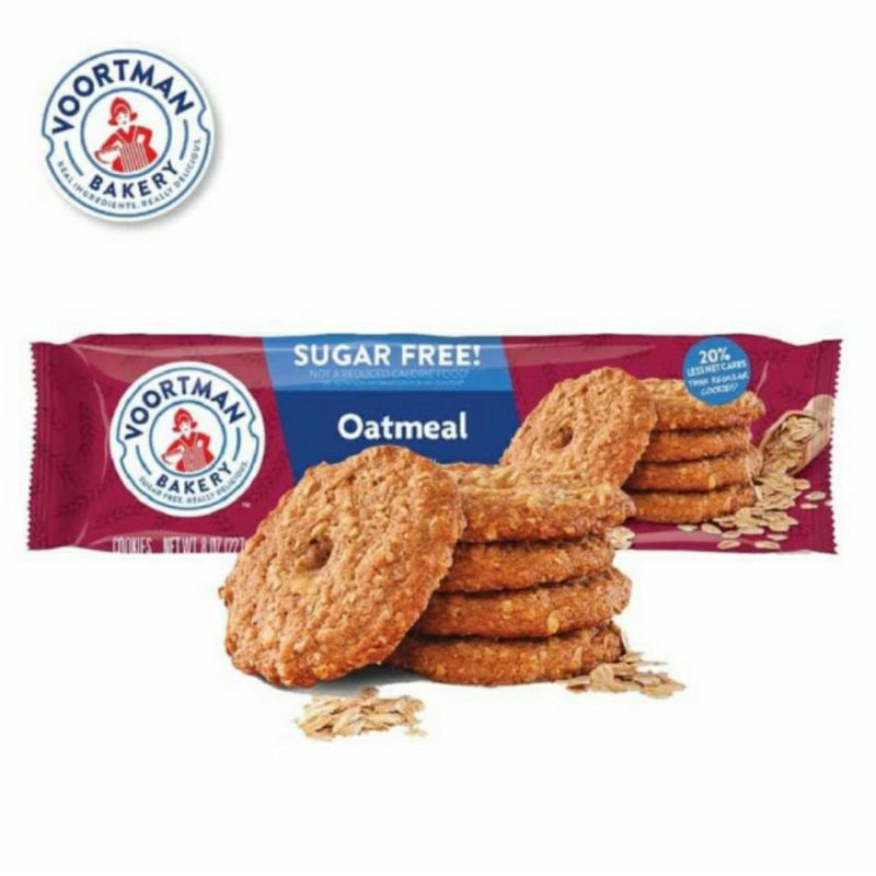 

Voortman Sugar Free Oat Meal Cookies 227g