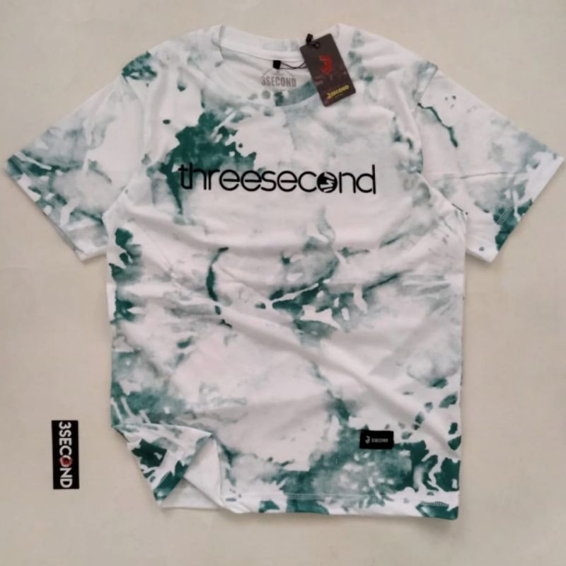 KAOS 3SECOND PRIA M L XL FREE STIKER KAOS DISTRO BANDUNG MURAH BAJU TSHIRT THREE SECOND MOTIF KEREN