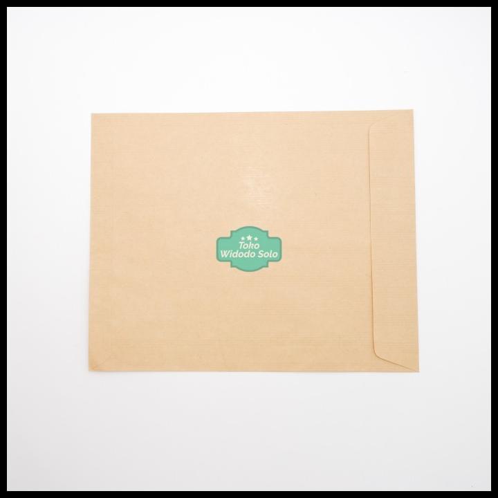 

Amplop Coklat 309 Polos Tanpa Tali 24X30Cm 1 Pack Isi 10 Buah