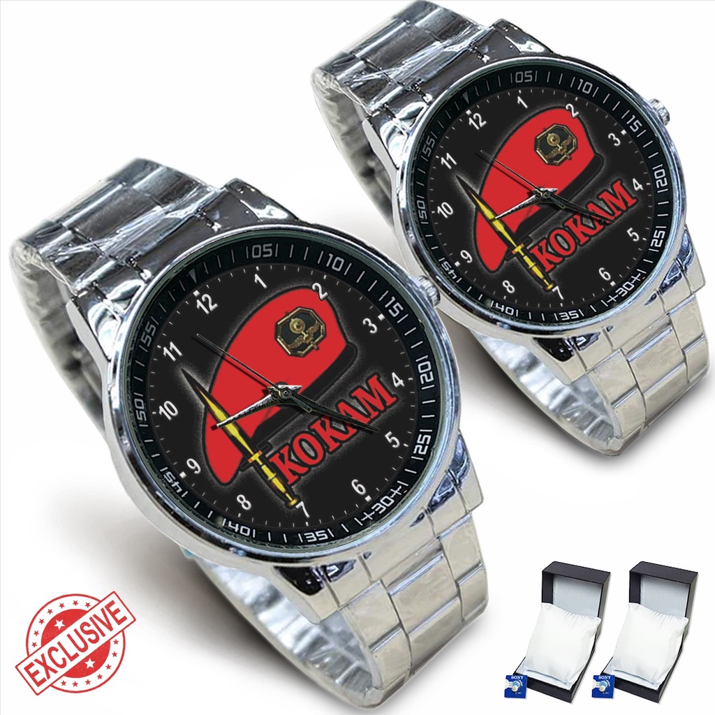 Jam Tangan Rantai Couple KOKAM (Mantul)