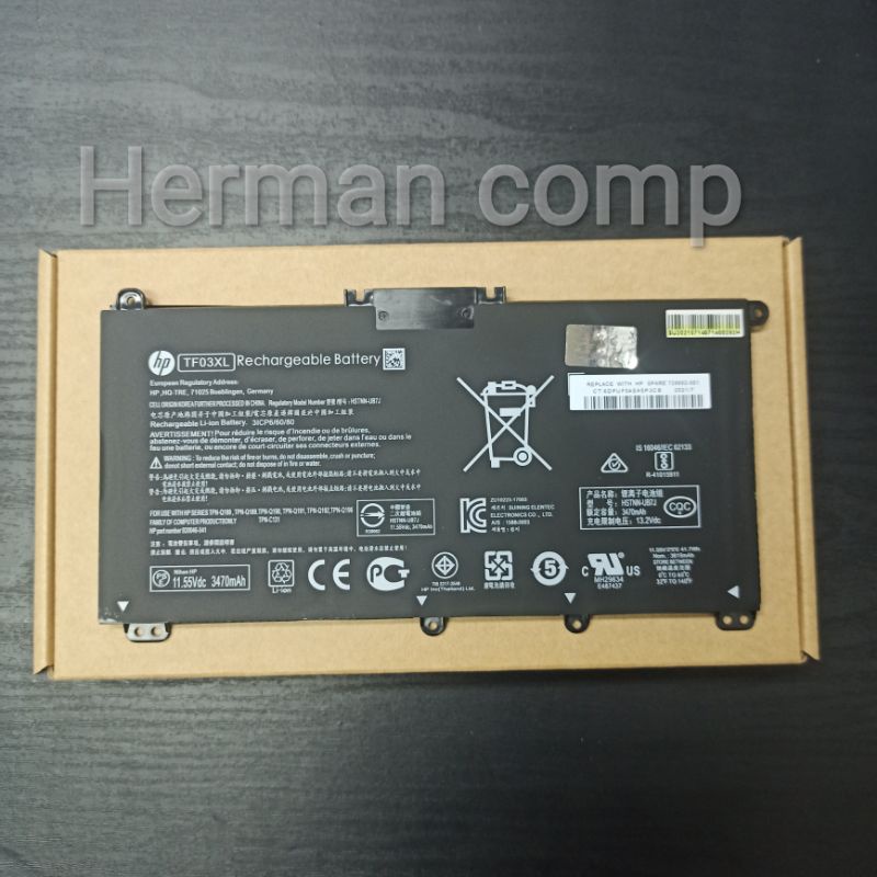 Original Baterai Hp TF03XL HSTNN-UB7J