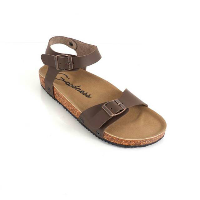DISC 50% SANDAL KULIT GOODNESS GROOVE BROWN