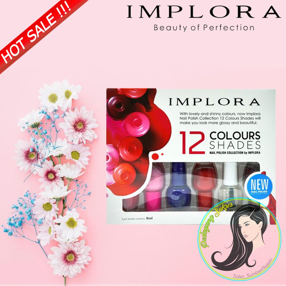  Implora  088 Nail Polish Cat  Kuku  Kutek Cantik Warna Warni 