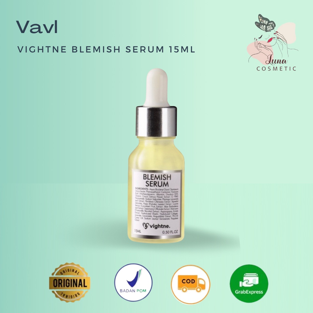 VAVL Beaute - VAVL Vightne Blemish Serum 15 mL by Vivalentine (Serum Wajah Jerawat / Flek)