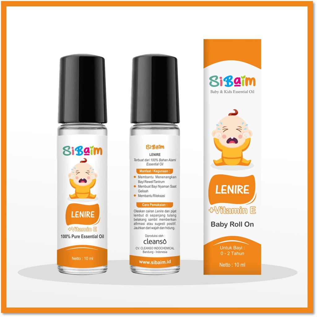 Menenangkan Bayi Rewel - SIBAIM BABY LENIRE Essential Oil 10ml by psikopediastore