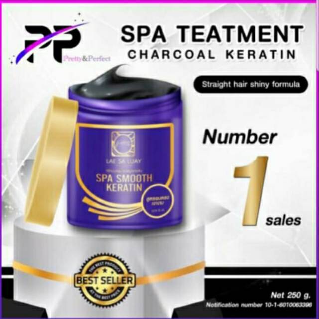 READY STOCK Lae sa luay smooth keratin hair spa original ori thailand