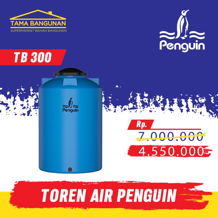 Tangki / Tandon / Toren Air Penguin 3100 Liter - TB 300