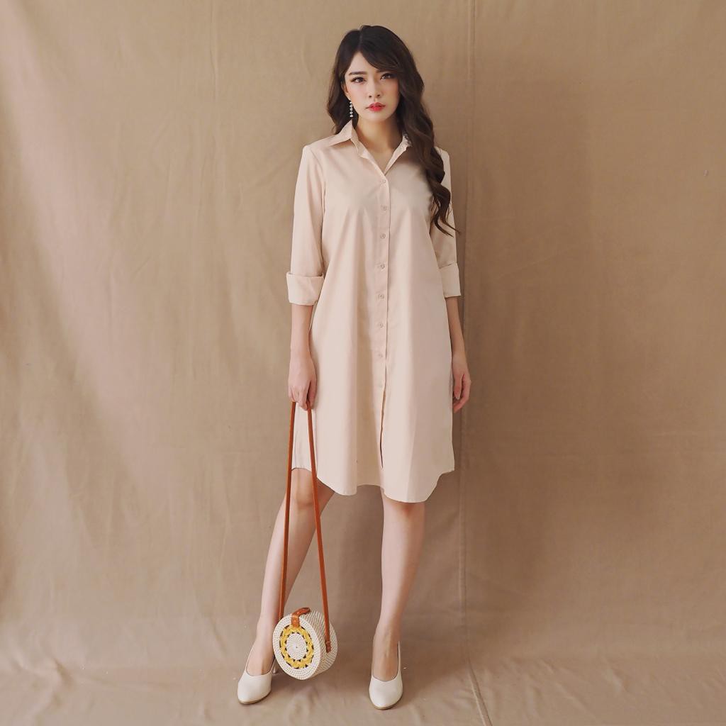 ( GROSIR ) Kemeja Tunik Katun - Seri isi 6pcs