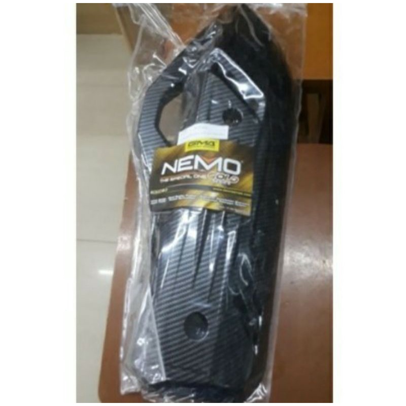 Cover tutup knalpot New PCX 160 2021 carbon nemo