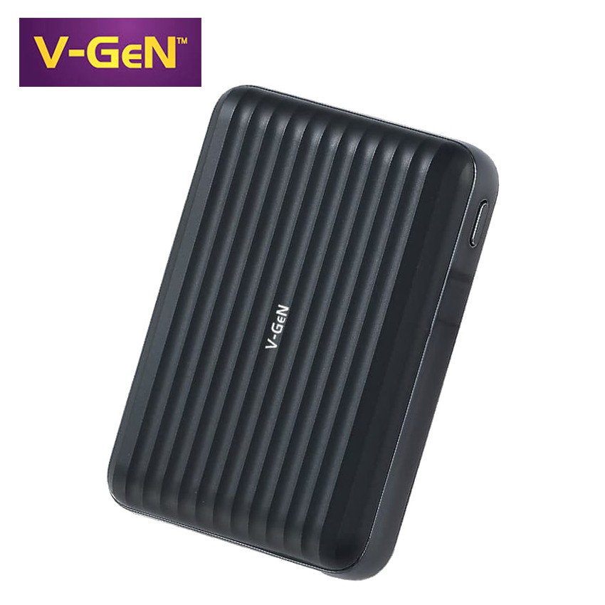 PowerBank Portable V-GEN 10000Mah FastCharging 3.6A 18W Mini Type C