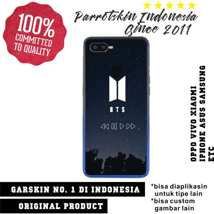 Garskin Skin for case Oppo F1 F1s F3 F5 F7 F9 BTS army galaxy