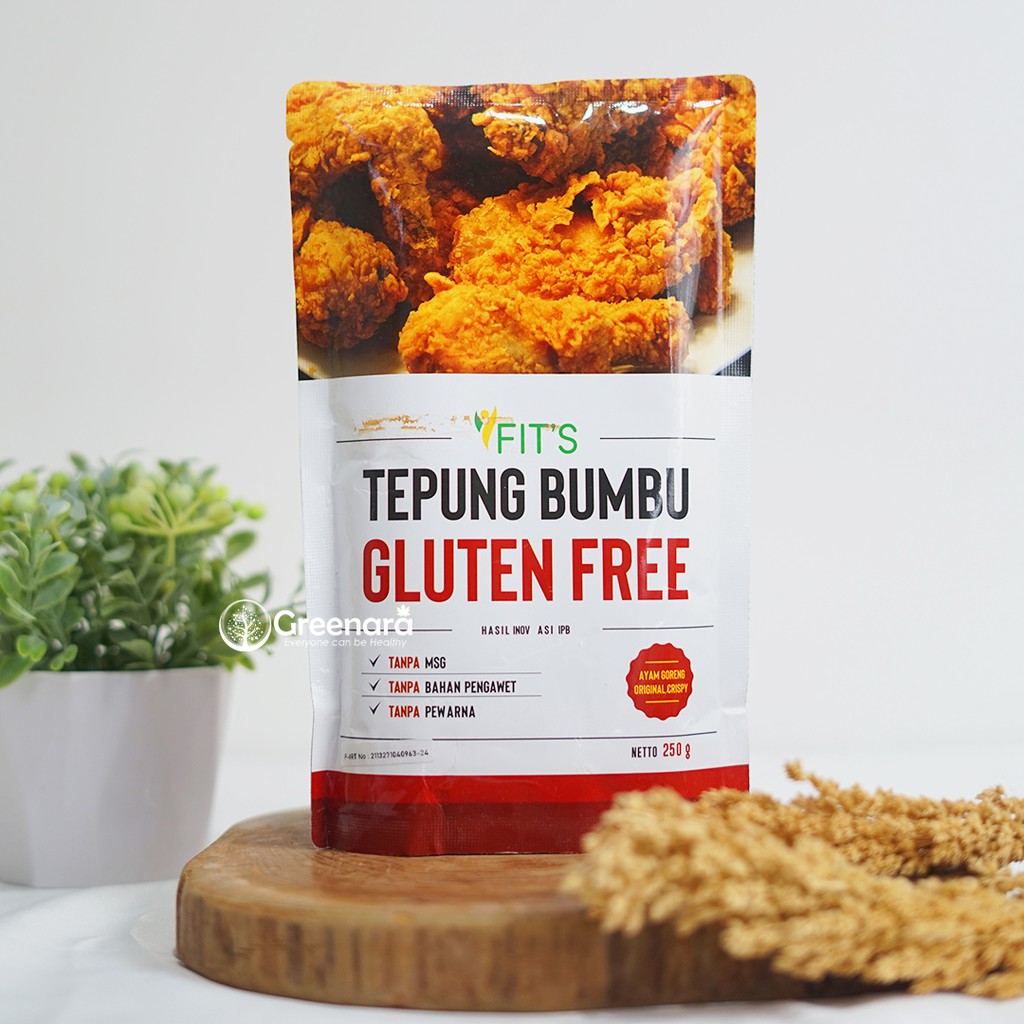 

Alsiha Sehat Alami Organik Fits Tepung Bumbu Ayam Goreng Fried Chicken Gluten Free NON MSG