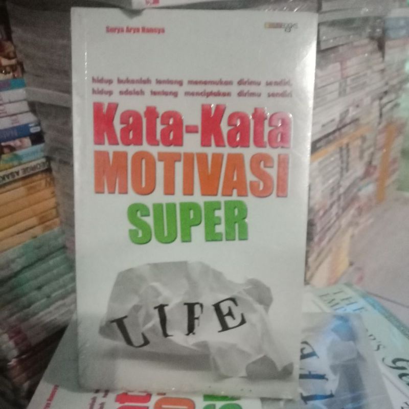 buku motivasi : Kata - Kata Motivasi Super
