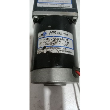 Dc Motor Gearbok HS 24V 10W Dan 15W Ratio 1 : 145