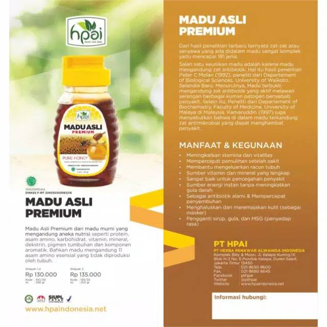 

Madu asli premium hpai madu kesehatan