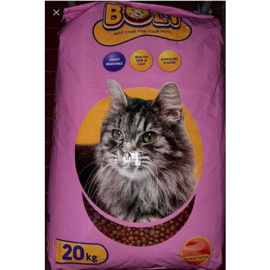 makanan kucing bolt salmon 20 kg ekspedisi