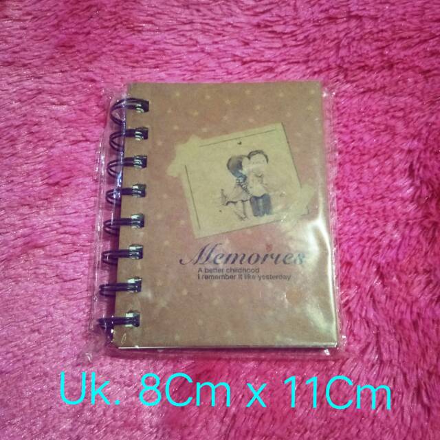 

Note Book Kecil Warna Coklat