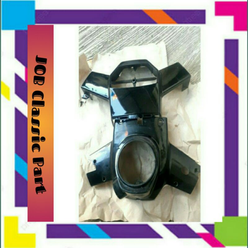 Batok totok lampu kepala atas bawah suzuki RC 100 RC 100 DK Black Bravo