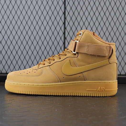 Air Force 1 High '07 2019 Wheat Color Men's High-Top Sneakers CJ9178-200 Nike Men's Casual Shoes