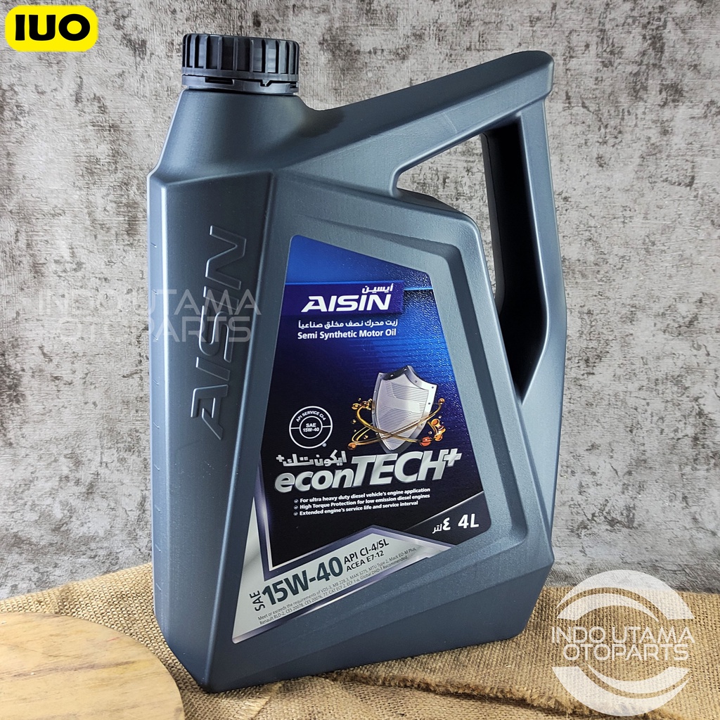 Oli Aisin 15W 40 API CI-4/SL Synthetic isi 4 ltr ASLI