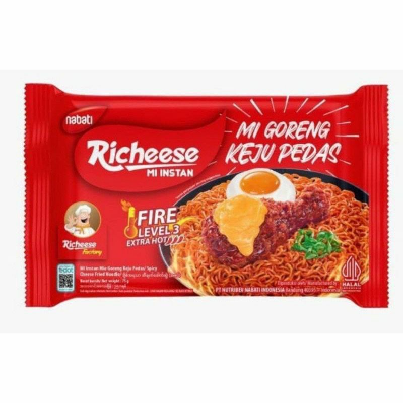 

READY mie goreng keju richeese level 3