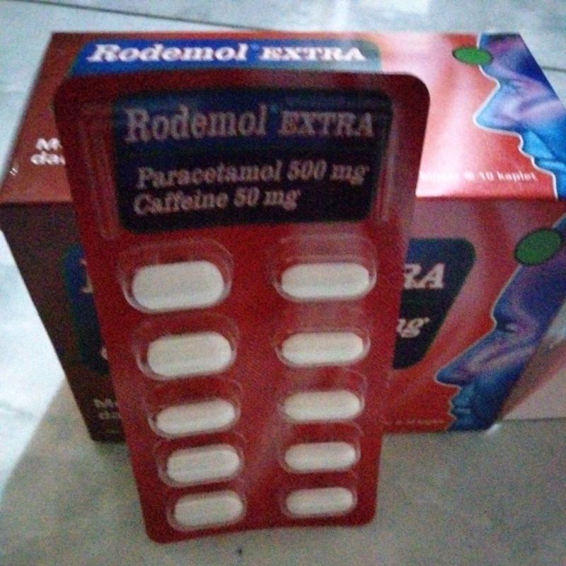 Rodemol extra 1 strip meringankan sakit kepala dan gigi