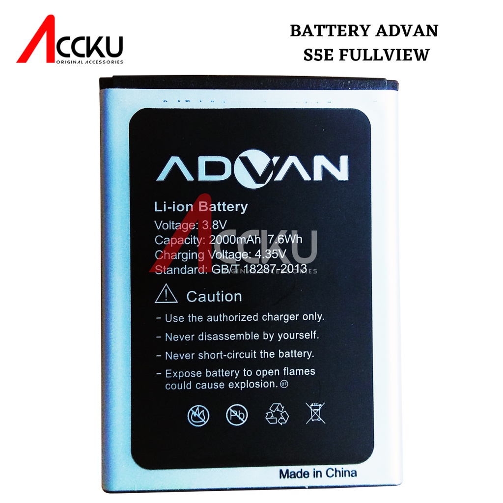 BATTERY ADVAN S5E FULL VIEW BATRE BATERAI ADVAN S5E FULL VIEW ORI 99