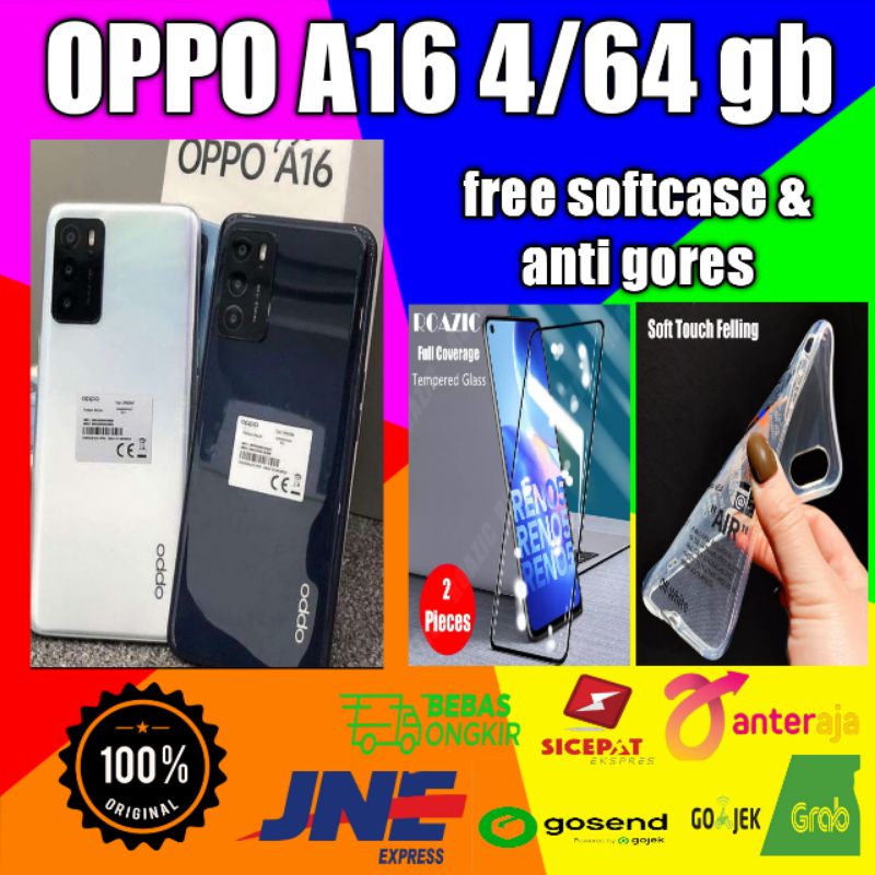 OPPO A16 4/64gb ANTI AIR RESMI