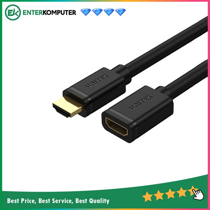 Unitek Y-C165K 4K 60Hz High Speed HDMI 2.0 Extension Cable 2M