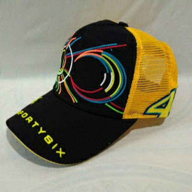 Topi rossi sunmon hitam kuning