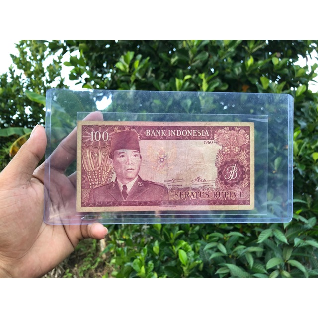 Uang Kuno 100 Soekarno VF 077