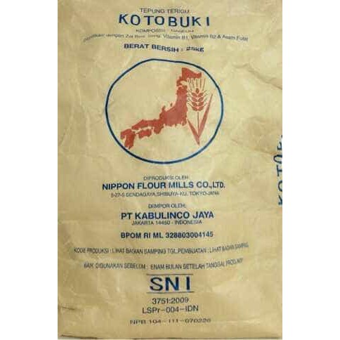 

Termurah TEPUNG TERIGU JEPANG RENDAH PROTEIN KOTOBUKI Murah