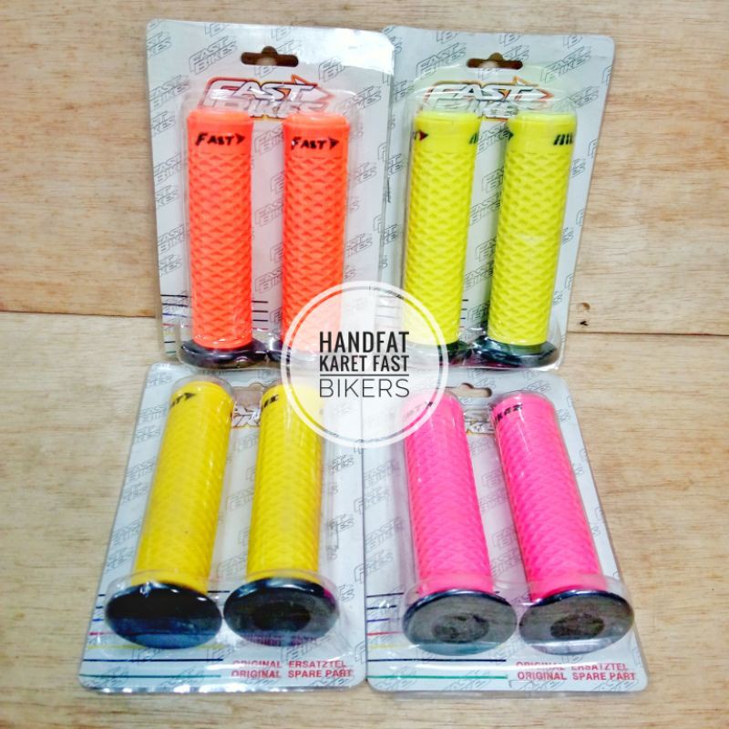 HANFAT HANDGRIP KARET POLOS VARIASI WARNA FAST BIKES