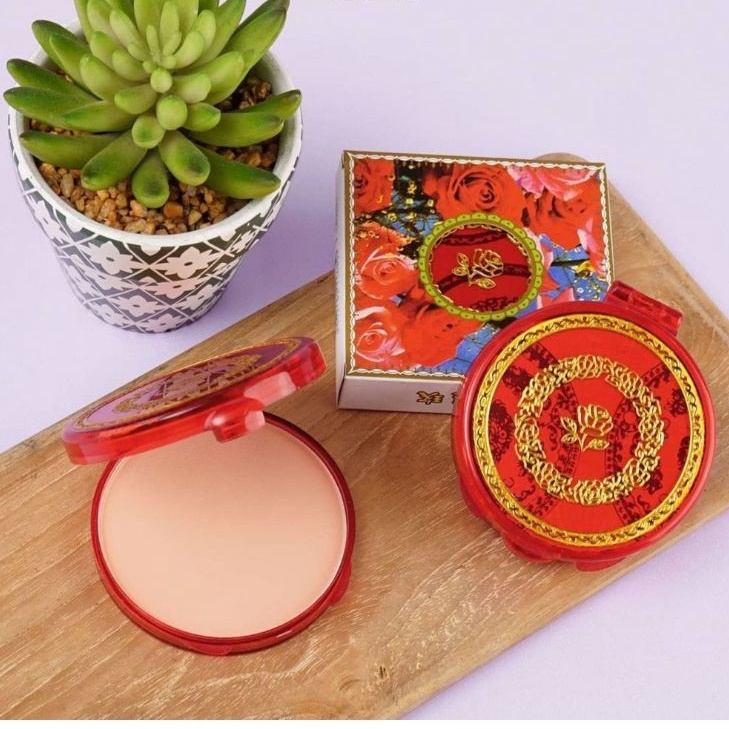 Fanbo Rose Compact Powder/Bedak Compact