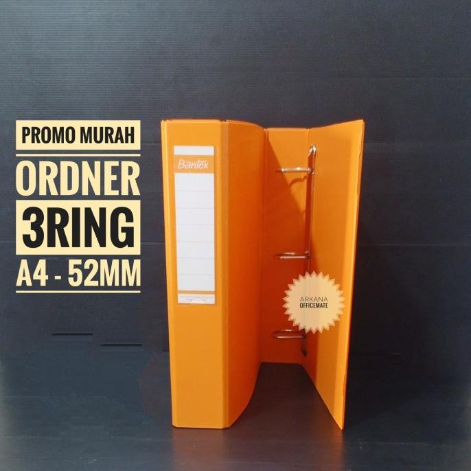 

Office & Stationery | Document Organizer | Ordner Bantex 3 Ring A4 - 52 Mm 3D Orange | Best Seller