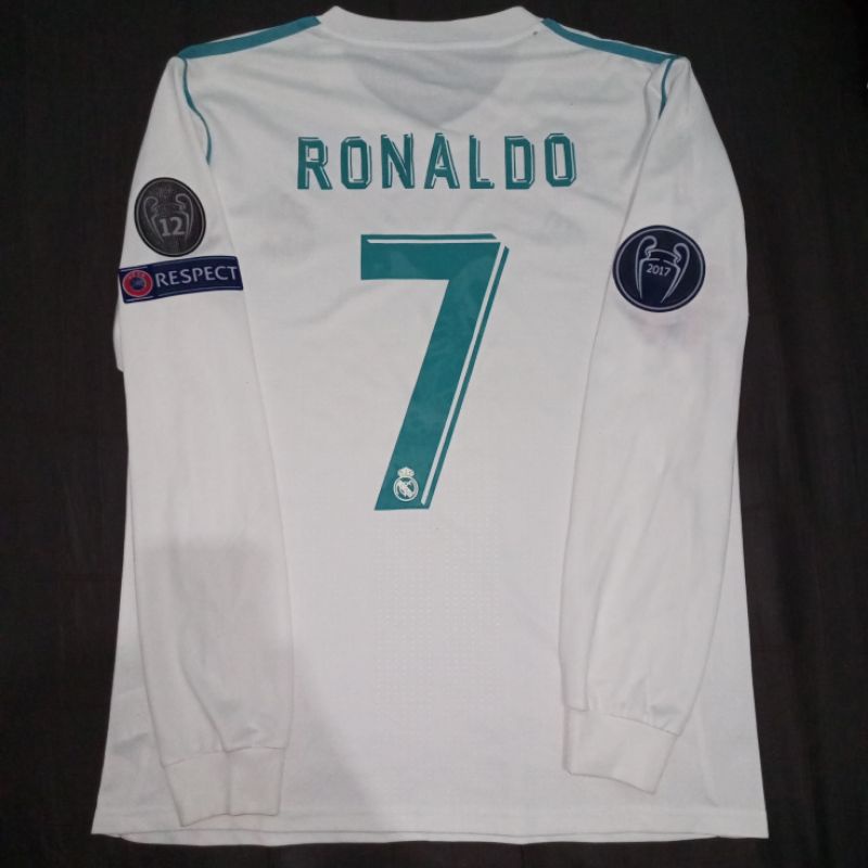 Jersey Real Madrid Home 2017/2018 LS Longsleeve