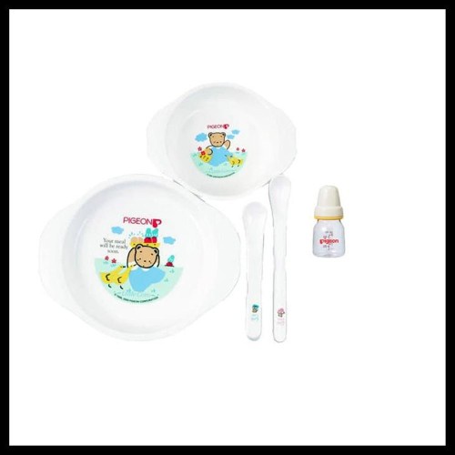 pigeon feeding set with juice feeder
