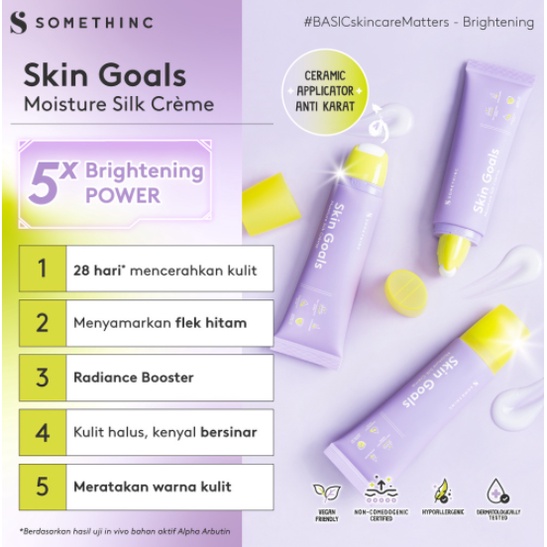 Somethinc Skin Goals Moisture Silk Creme | Vita Propolis Glow Essence Toner