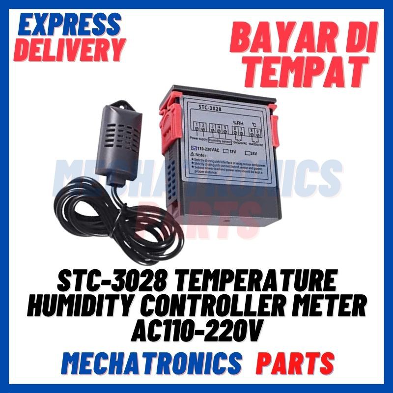 [BAYAR DI TEMPAT] STC-3028 Thermostat Humidity Controller AC220V 10A MESIN PENETAS TELUR