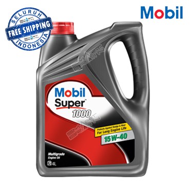 Mobil Super 1000 X2 15W-40 [4L] Oli Mesin