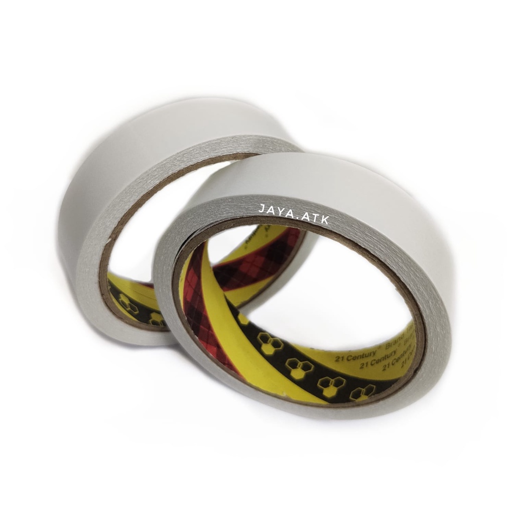 

DOUBLE TAPE SELOTIP BOLAK BALIK 24 MM X 12 YARD 2 SISI MURAH SOLASI
