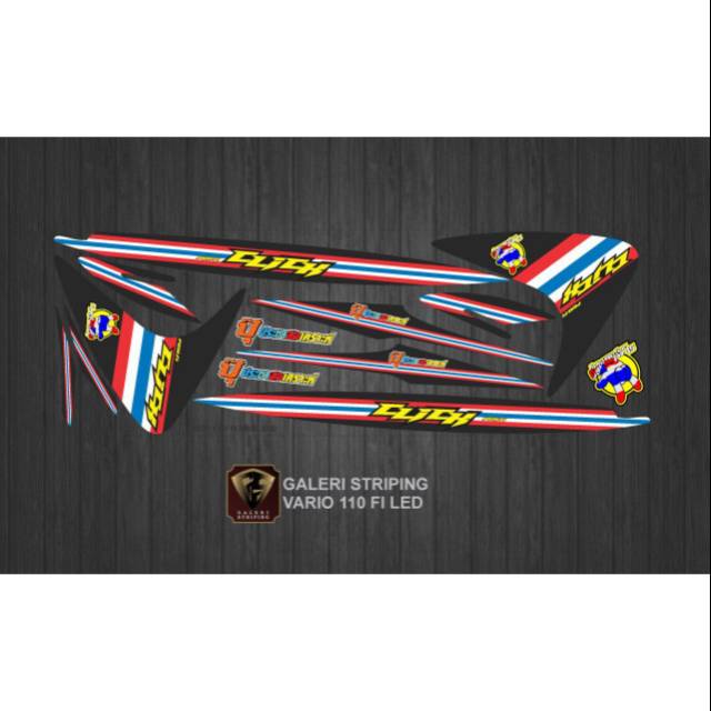 Stiker, striping variasi vario 110 fi